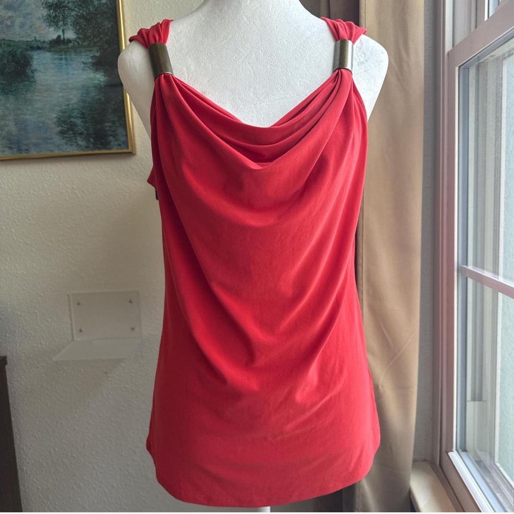 Kenneth Cole Cowl Neck Sleeveless Top
